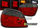 Альтернативная оптика для BMW E60 07.03-07 RED SMOKE LED (тюнинг оптика, цена за комплект)