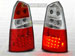 Альтернативная оптика для FORD FOCUS MK1 10.98-10.04 KOMBI RED WHITE LED (тюнинг оптика, цена за комплект)