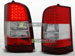 Альтернативная оптика для MERCEDES VITO V-Class W638 96-03 RED WHITE LED (тюнинг оптика, цена за комплект)
