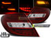 Альтернативная оптика для MERCEDES C-KLASA W204 SEDAN 07-10 RED WHITE LED BAR (тюнинг оптика, цена за комплект)