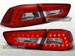 Альтернативная оптика для MITSUBISHI LANCER 8 SEDAN 08-11 RED WHITE LED (тюнинг оптика, цена за комплект)