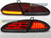 Альтернативная оптика для SEAT LEON 06.05-09 RED SMOKE LED (тюнинг оптика, цена за комплект)