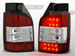 Альтернативная оптика для VW T5 04.03-09 RED WHITE LED (тюнинг оптика, цена за комплект)