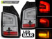 Альтернативная оптика для VW T5 04.03-09 CHROME LED BAR (тюнинг оптика, цена за комплект)