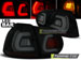 Альтернативная оптика для VW GOLF 5 10.03-09 BLACK SMOKE LED BAR (тюнинг оптика, цена за комплект)