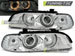 Альтернативная оптика для BMW E39 09.95-06.03 ANGEL EYES CHROME (тюнинг оптика, цена за комплект)