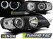 Альтернативная оптика для BMW X5 E53 09.99-10.03 LED LED ANGEL EYES XENON BLACK (тюнинг оптика, цена за комплект)