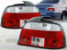 Альтернативная оптика для BMW E39 09.95-08.00 RED WHITE (тюнинг оптика, цена за комплект)