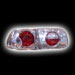 Альтернативная оптика для HONDA CIVIC 3D '92-95, фонари задние, хром (тюнинг оптика, цена за комплект)