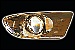 Фара противотуманная HYUNDAI ACCENT`05, хром  (тюнинг оптика, цена за комплект)