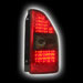 Альтернативная оптика для MITSUBISHI PAJERO MONTERO `03-`05, T/L, фонари задние, светодиодные, тонированный красный (тюнинг оптика, цена за комплект)