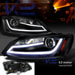 Альтернативная оптика для 11-14 VW Jetta MK6 Euro Black Projector Headlights+LED DRL Light Bar (тюнинг оптика, цена за комплект)