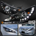 Альтернативная оптика для 2011-2014 Sonata Black SMD LED Daytime Running DRL Projector Headlights (тюнинг оптика, цена за комплект)