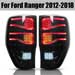 Альтернативная оптика для Ford Ranger (2012-...) тонированный (тюнинг оптика, цена за комплект)