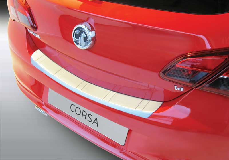 Защитная накладка заднего бампера для  VAUXHALL CORSA ‘E’ (3/5 Door) / Corsa Van (3 Door) (1.2015>10.2019)