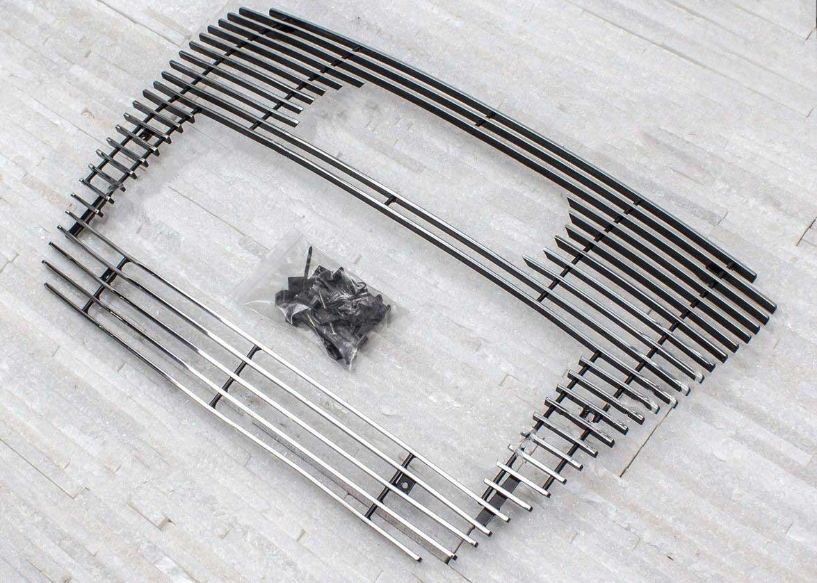 Решетка радиатора Audi A6 C6 (2009-2011).
Материал : алюминий, толщина 4 мм.
Передняя часть решетки отполирована до блеска. 
Устанавливается с помощью специальных зажимов для оригинальной решетки.