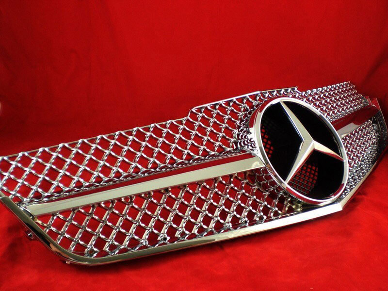 Решетка радиатора Mercedes С207 coupe / А207 cabrio в стиле AMG
Для дорестайлинговых моделей.
Год выпуска: 2009-2013.
Материал: ABS-пластик.
Цвет: хром.
В комплекте оригинальная эмблема-звезда (арт. А163 888 00 86)
