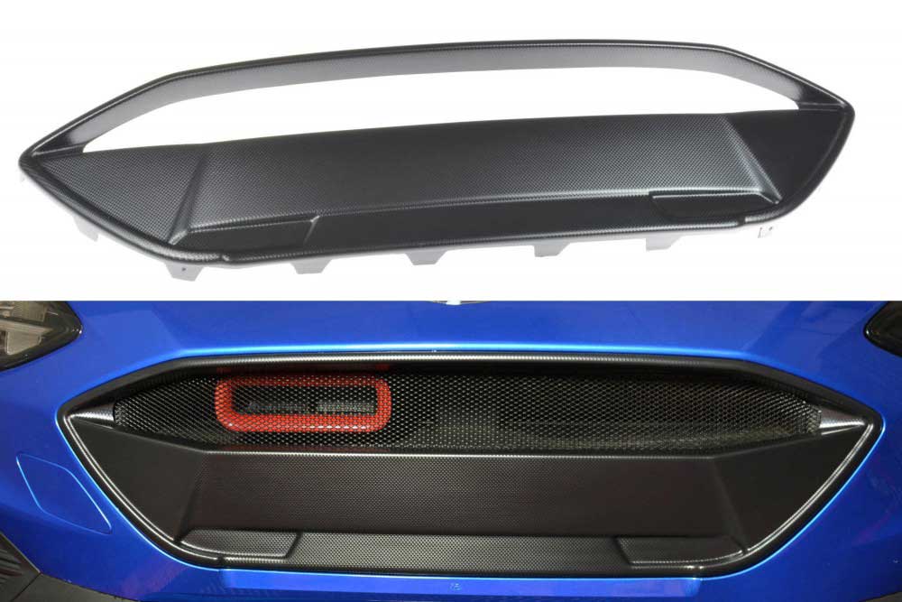Решетка переднего бампера Ford Focus MK4 ST-LINE для моделей: 2018-...
Материал: ABS-пластик.
Производитель: Maxton Design .
За дополнительную плату возможен заказ следующих опций:
- в глянцевом исполнении (+10 евро)
- в цвете 