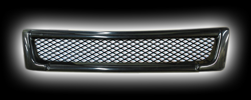 Декоративная решетка радиатора MITSUBISHILANCER`99 пластиковая с сеткой