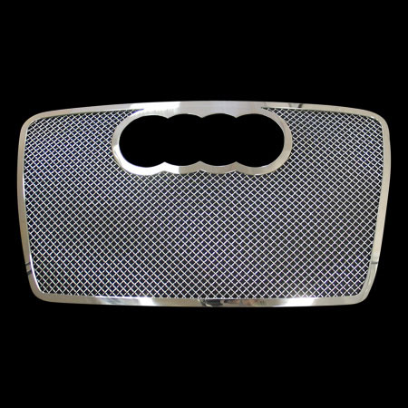 Декоративная решетка  радиатора AUDI A4 `07-, хромированная сетка