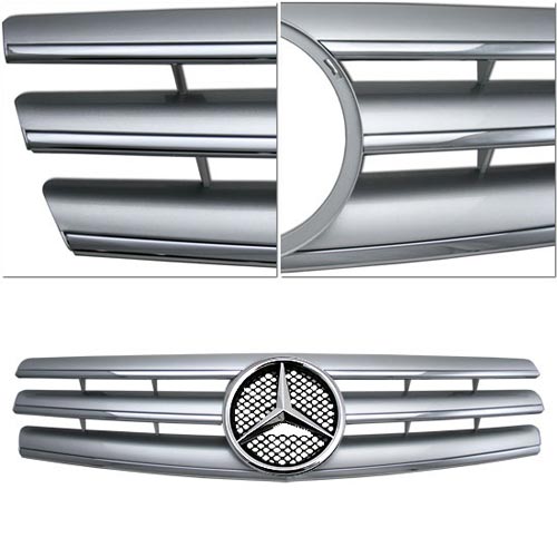 Декоративная решетка радиатора Mercedes R129 SL500 '90-02 хром