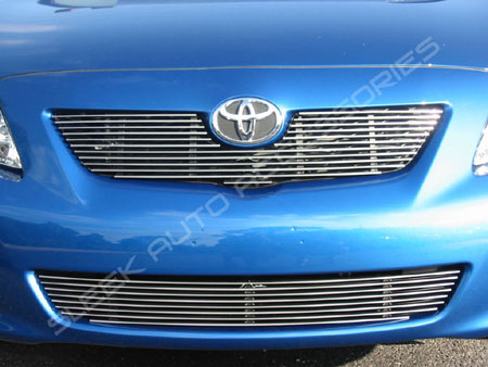 Декоративная решетка радиатора+бампера для Toyota Corolla '08-