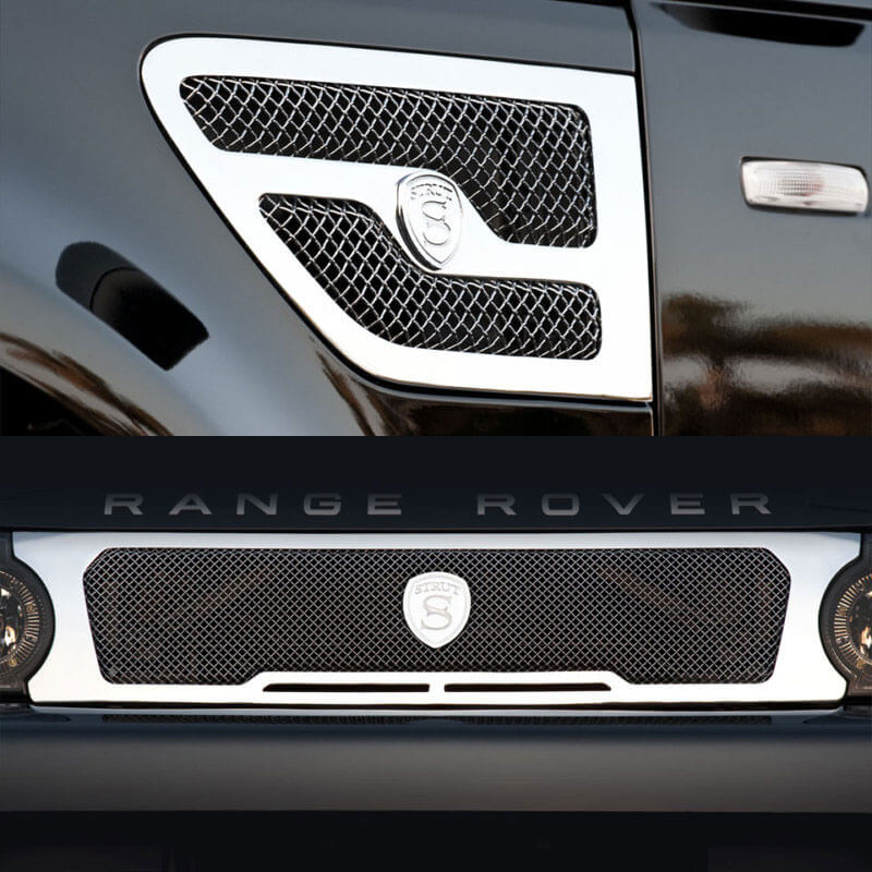 STRUT Декоративная решетка радиатора+воздухозаборники в крылья Range Rover,