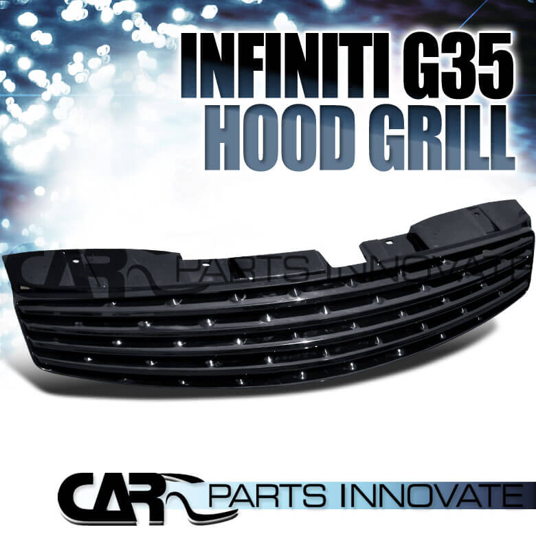 Декоративная решетка радиатора Infiniti G35 '03-07 2D, черная
