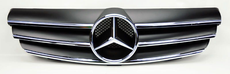 Решетка радиатора Mercedes W209
Год выпуска: 2002-2010
Материал: ABS-пластик
Цвет: черный/хром
