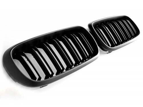 Решетка радиатора BMW X6 F16.
Год выпуска: 2013-, М дизайн, двойные ребра.
Материал: ABS - пластик.
Цвет: черная.
Не подходит на автомобили с функцией Night Vision