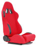 Сиденье MONZA 2/3D, красное. Изготовлено из стальной рамы, тканевая обивка В комплекте крепления (салазки). Вес  - 11,5 кг 