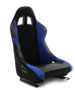 Сиденье MONZA RACE PLUS, черно/синее. В комплекте крепления (салазки). Вес  - 8.5 кг 