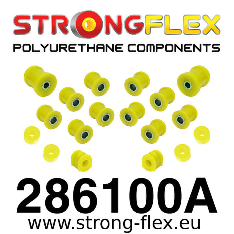 286100A: Set of rear suspension polyurethane SPORT