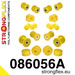 086056A: Комплект передних сайлентблоков подвески SPORT