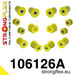 106126A: Комплект полеуретановых сайлентблоков передней подвески SPORT