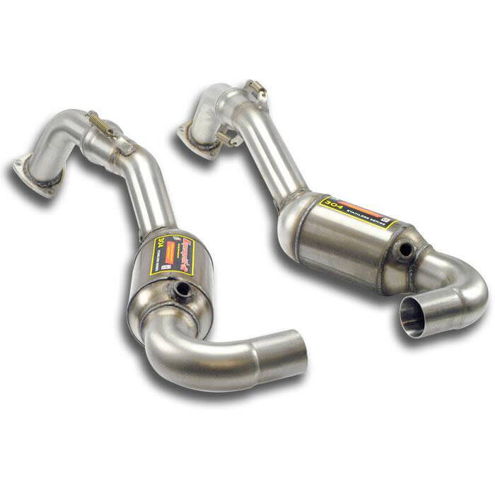 Supersprint Front pipe with Metallic catalytic converter Right + Left PORSCHE CAYM.10
