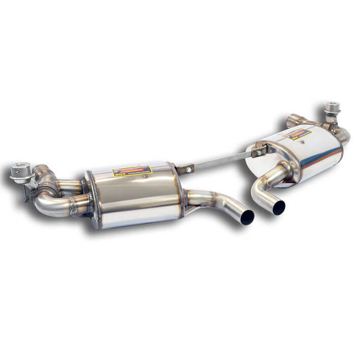 Supersprint Rear exhaust Right + Left with Valves PORSCHE Boxster 981
