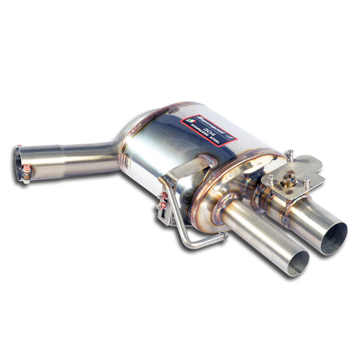 Supersprint Rear exhaust Right with valve for PORSCHE MACAN Turbo 2.9L V6 GPF