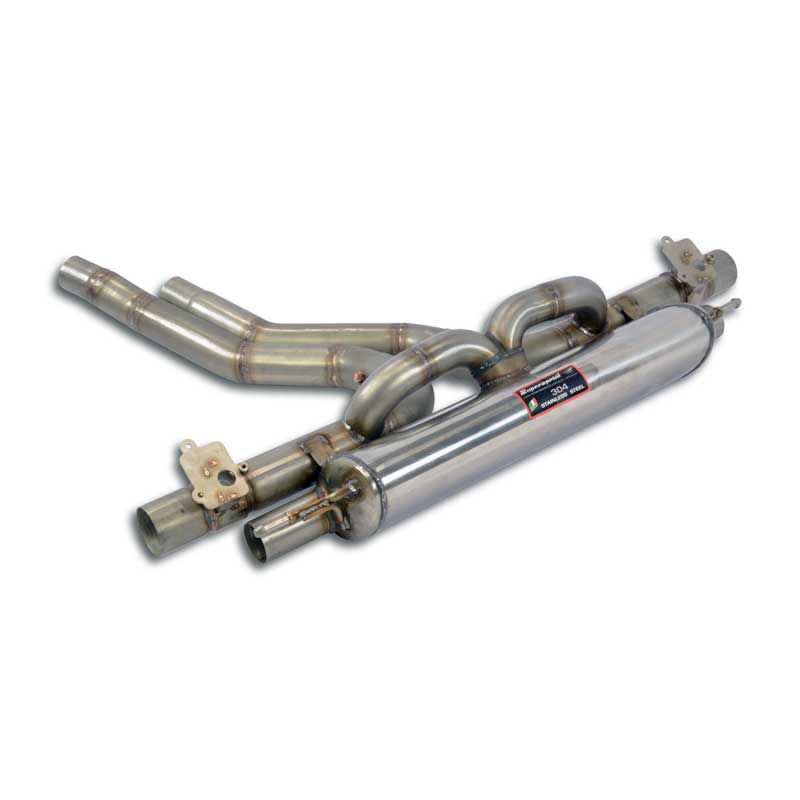Supersprint Rear exhaust with valves right - left for LAMBORGHINI URUS with valves