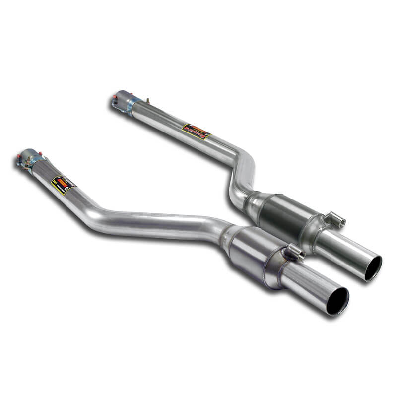Supersprint Front exhaust with Metallic catalytic converter right + left BMW E90 Sedan M3 4.0 V8 07 -Supercharger conversion