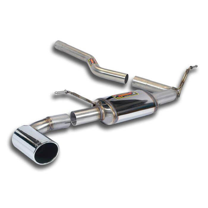 Supersprint Connecting pipe + rear exhaust O90 BMW 118d LCI