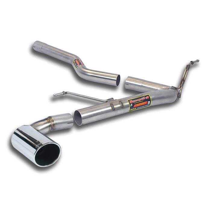 Supersprint Connecting pipe + rear pipe O90 (Muffler delete) BMW 118d LCI