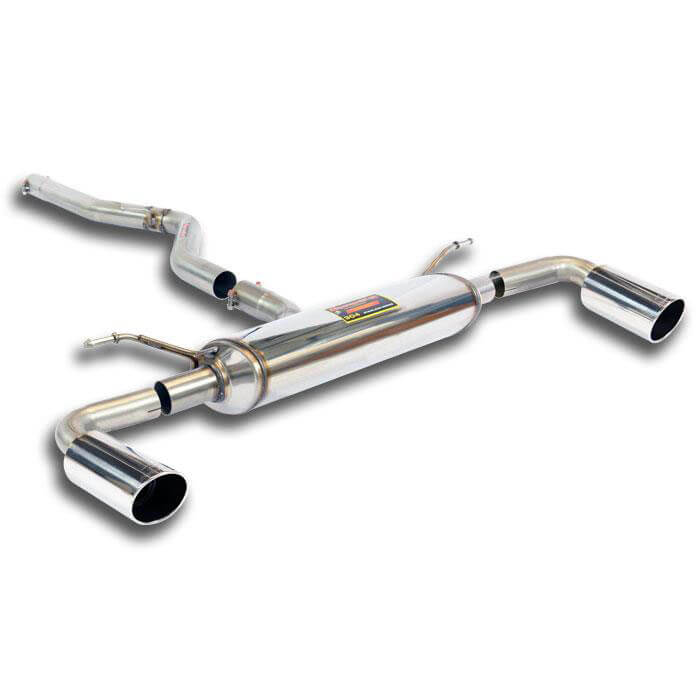 Supersprint Connecting pipe + rear exhaust Right O90 - Left O90 BMW F30 318dLCI