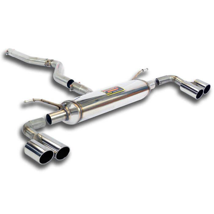 Supersprint Connecting pipe + rear exhaust Right OO80 - Left OO80 BMW 325d15