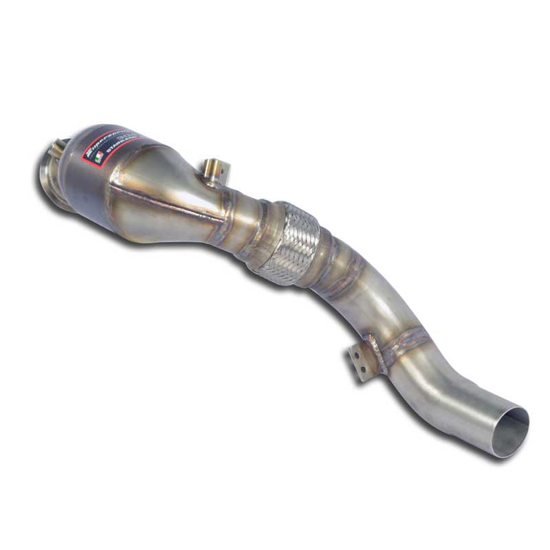 Supersprint Turbo downpipe kit + Metallic catalytic converter Right Accepts the stock 