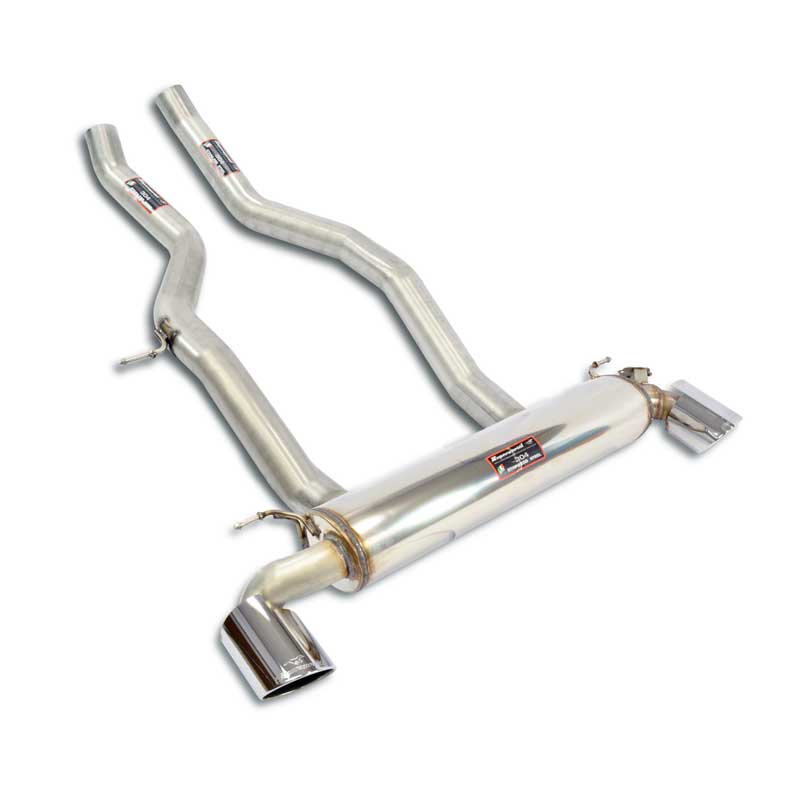 Supersprint Rear exhaust Right O120 - Left O120 with valve for TOYOTA GR SUPRA 3.0L Turbo