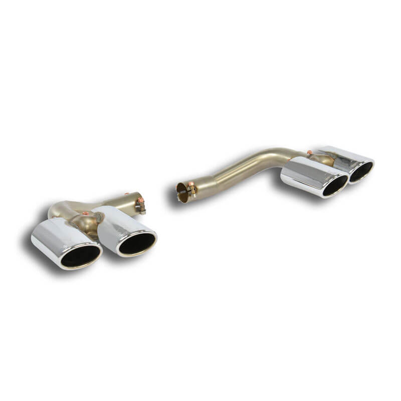 Supersprint Endpipe kit 4 exit ov. 90x70 Right + ov. 90x70 Left (for stock diffuser) MERCEDES A W176