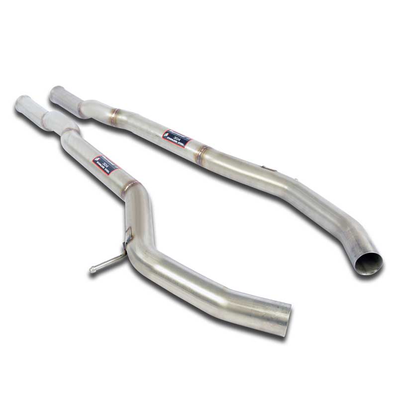 Supersprint Centre pipes kit Right - Left (Deletes OEM centre exhaust) for MERCEDES C217 S 63 AMG