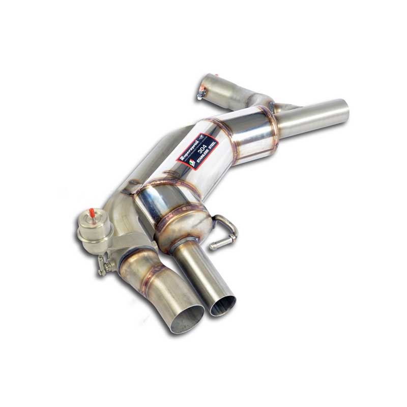 Supersprint Rear exhaust Left with valve for MERCEDES C217 S 500 - S 550 with valve