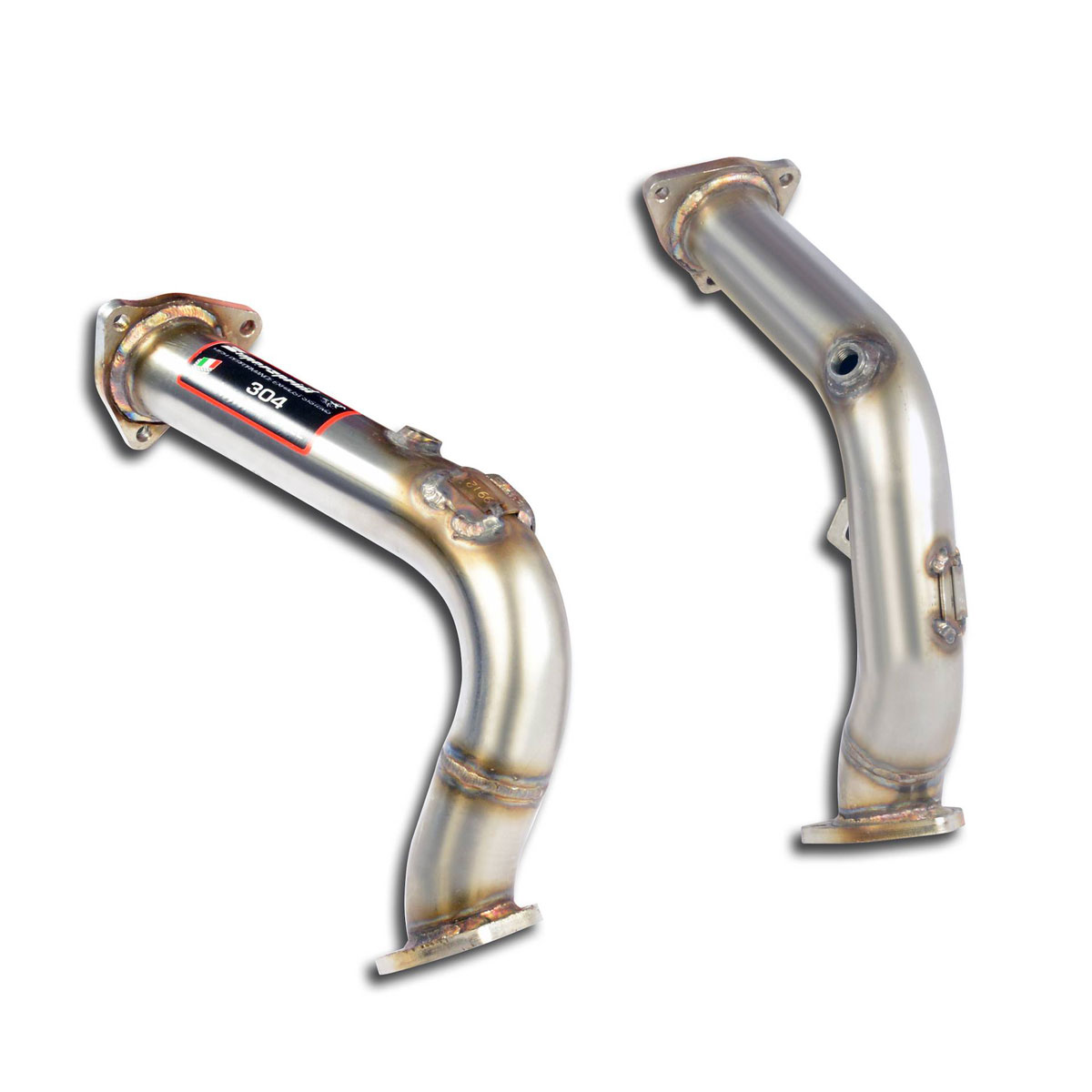 Supersprint Downpipe kit Right + Left (Replaces OEM catalytic converter - Right Hand Drive) for Audi S5 B8